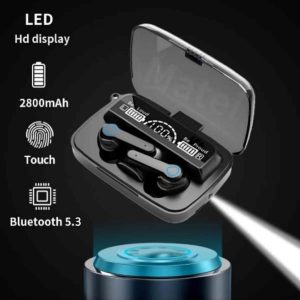 TWS-M19 Earbuds LED